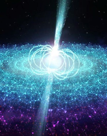 ابعاد ستاره نوترونی و سرعت چرخش آن