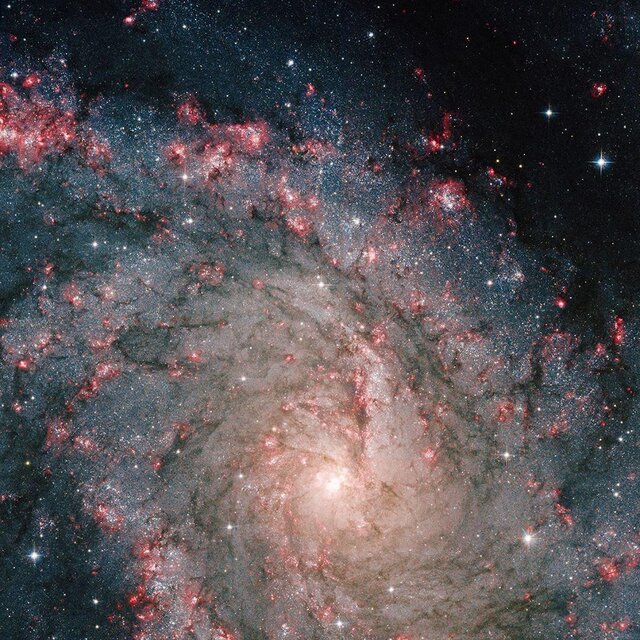 کهکشان NGC 6946 در صورت فلکی قیفاووس