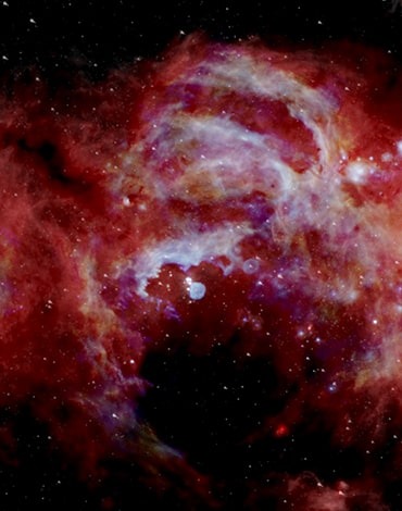 تصویر مادون قرمز و پانوراما از مرکز کهکشان راه شیری