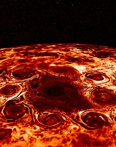 سیاره مشتری زیر ذره‌بین تلسکوپ فضایی جیمز وب