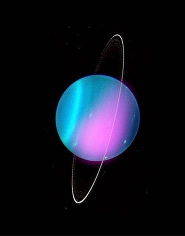اورانوس اشعه ایکس ساطع می‌کند