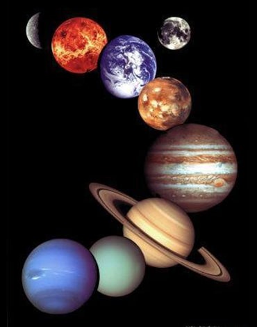 حجم سیاره‌های منظومه شمسی چقدر است؟