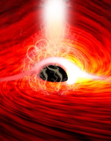 کشف نور در پشت یک سیاهچاله برای اولین بار!