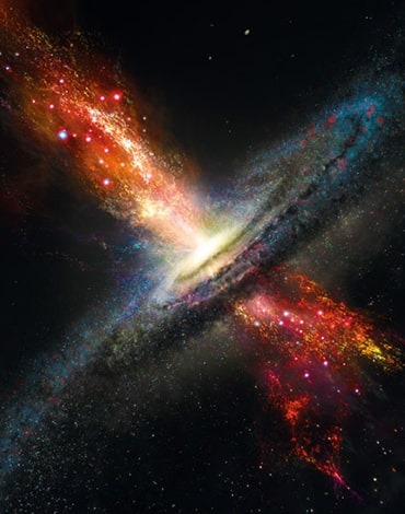 نقش مهم سیاه‌چاله کلان جرم در تکامل کهکشان‌ها