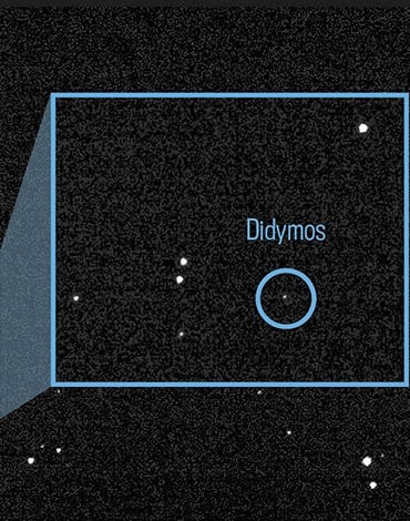 ثبت تصاویر دو سیارک دیدیموس و دیمورفوس