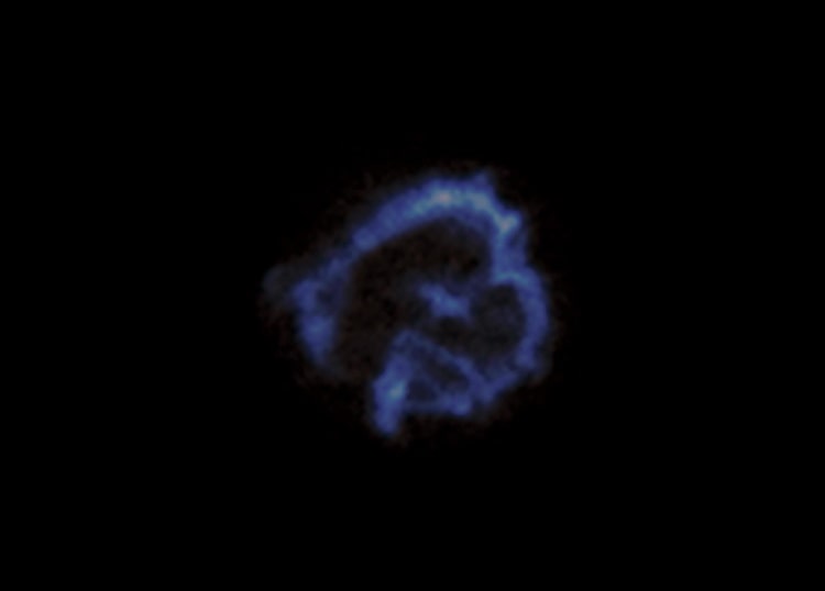 تصویر پرتوایکس از ابرتواختر SNR 0519 در انرژی متوسط