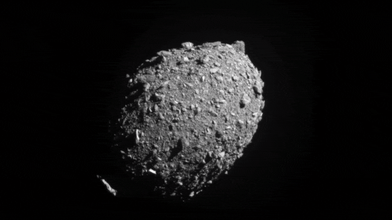 ویدیویی از نزدیک شدن دارت تا لحظه برخورد با سیارک دیمورفوس