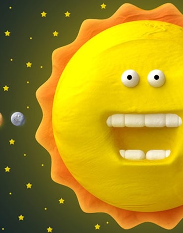 طنز نجومی: منظومه شمسی خمیری